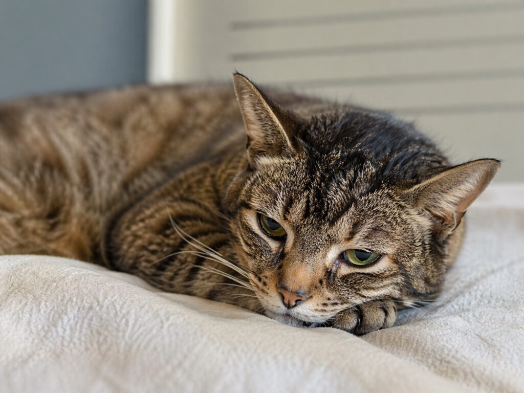 Gato deshidratado